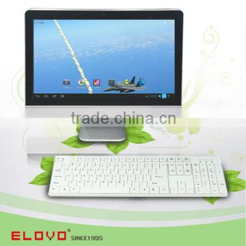 OEM factory all-in-one PC with TV and computer double functions wifi and wire network supported