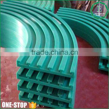 Custom conveyor sliding guide rails extruding plastic uhmw-pe nylon hdpe corner chain track rail