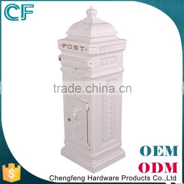 The Most Popular Style In Europe High Output Residential Outdoor Garden Aluminum Mailbox From China