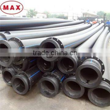 DN355mm SDR17 HDPE dredging pipe with steel flanges