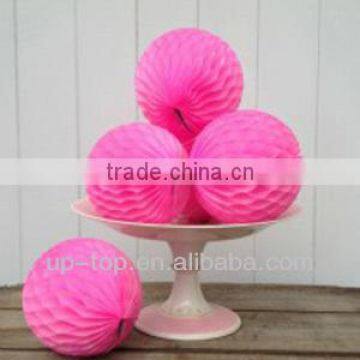 Decorative paper honeycomb ball