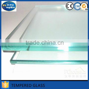 China factory custom tempered glass cutting with 3C/CE/ISO