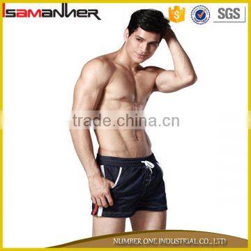 Leisure boy beachwear custom men design your own swim trunks                        
                                                                                Supplier's Choice