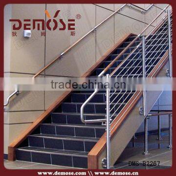 contemporary stainless steel railing bannister