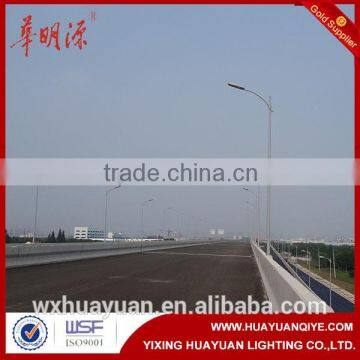 10m 11m 12m highway street single arm conical steel lighting pole