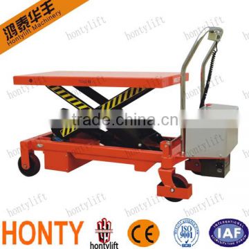 Hot sell Movable Manual or Electric Motor hydraulic lift table cart