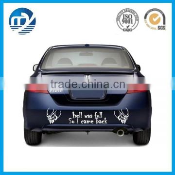 Custom printed vinyl car sticker / adhesive car window decal                        
                                                Quality Choice