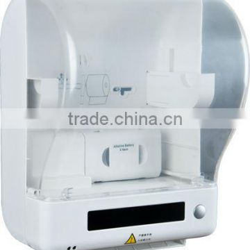 Auto cut hand towel roll dispenser/ ABS hand towel Roll dispenser