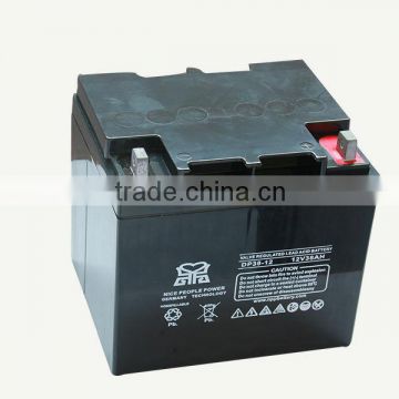 high quality lead aicd battery 12V38AH