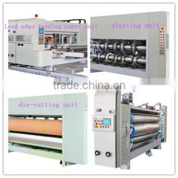 New arrival automatic corrugated carton flexo ink printing machine with slotter die-cutter