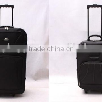 stock 3pcs wheeled trolley luggage set stocklot 600D polyester baggage set