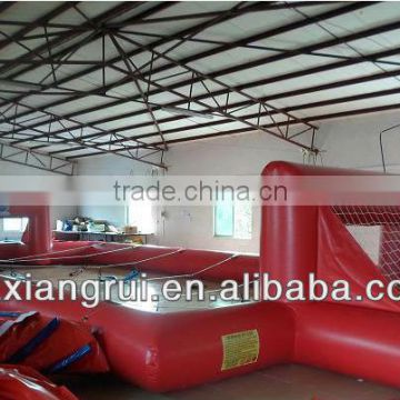 inflatable soap football field for