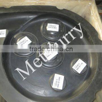 R55 Rubber lined AH Slurry Pump Cover Plate Liner