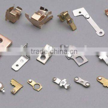 Customized high precision bimetallic compound contact bridge of silver and copper