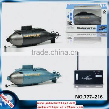 new products 6channel gw-t777-216 wireless rc submarine toy mini water boat toys for sale