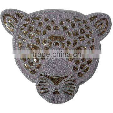 Custom Dribbling Embroidered Sequin Embroidered Patch