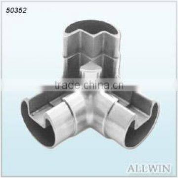 Stainless Steel 90 Degree Glass Slot Pipe Connector photo-4