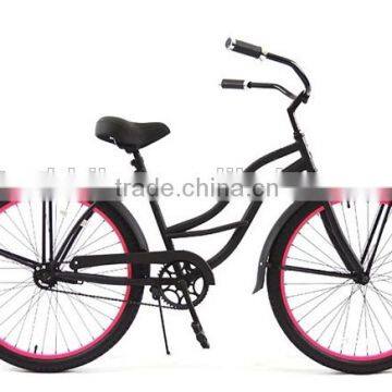 Single Speed Coaster Brake Beach Cruiser Bike