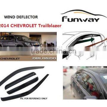 2014 CHEVROLET Trailblazer wind deflectors,door visor,window deflectors,car rain visor,car accesories