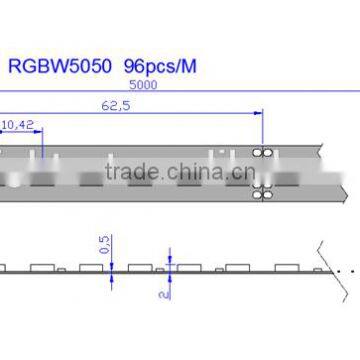 2016 Newest 4 Colors in 1 5050 RGBY RGBA RGBW Led Strip 5050smd