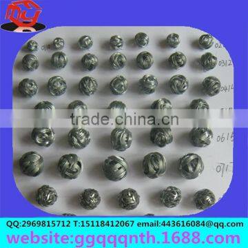 Hardware accessories metal craft iron circular bead Spring braided wire mesh ball