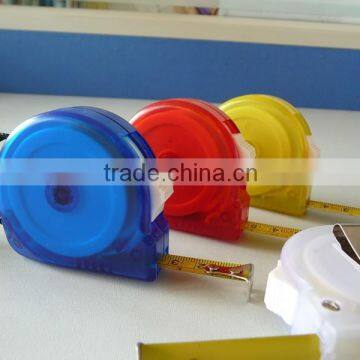 Promotional coloful cute and cheap 2m & 3m plastic tape measure