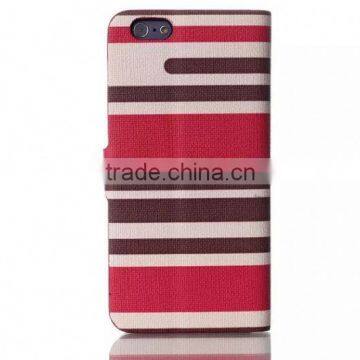 Made In China Classical Stripe phone case for iphone 6 F-IPHLC010