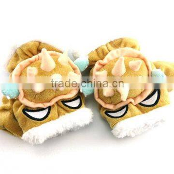 2015 new style Plush stuffed lovely bear gloves/ animal plush gloves