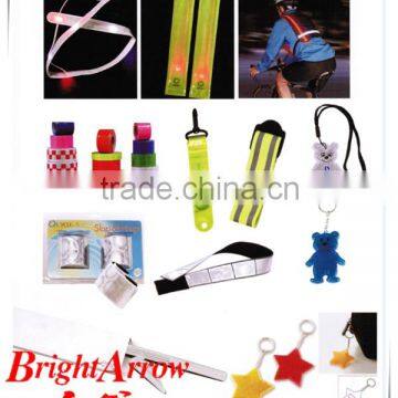 reflective soft PVC tape wrist strap warning band