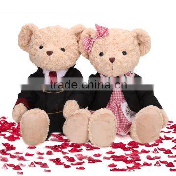 Alibaba wholesale China plush teddy bear toy for couple