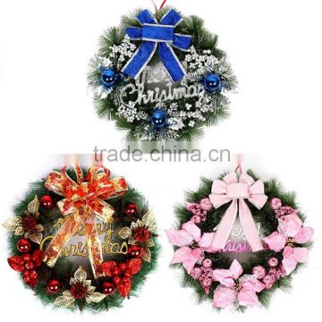 Christmas Plastic wreath Pendant Simulation of Christmas tree decorations