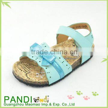 2015 New model pretty kid sandal flat for Middle East