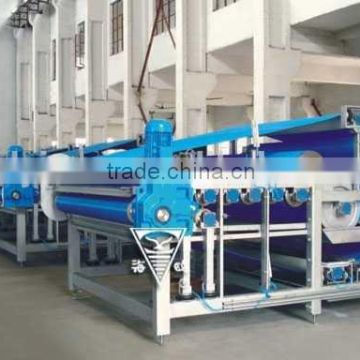 belt filter press dewatering treatment plant