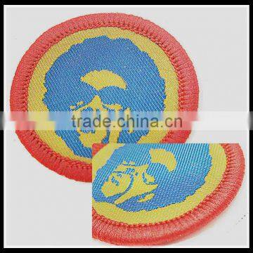 2015 especial design of person head portrait embroidered badge for garment