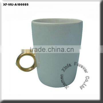 ceramic ring handle mugs