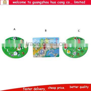 2016 funny creative Hot Sell children magnet puzzle jigsaw H86-4447