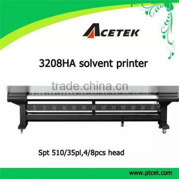 Aceteck 3208HA large format digital solvent printer with spt 510/50pl