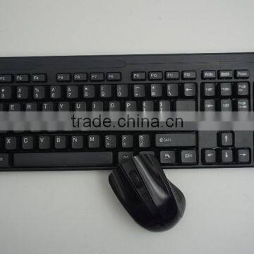 OEM Black Color Cheap Combo Wirless Keyboard and Mouse photo-3