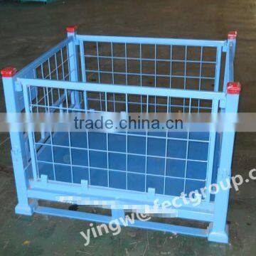 Heavy Duty Carton Box Steel Pallet Racking/metal box pallet container export to Japan