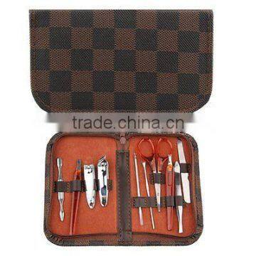 New 10pcs Pedicure Manicure Set Nail Clipper Cleaner Beauty Kit Case Tools