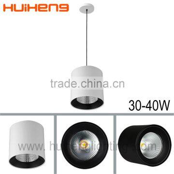 High power intertior project 30w 40w led cob pendant downlight