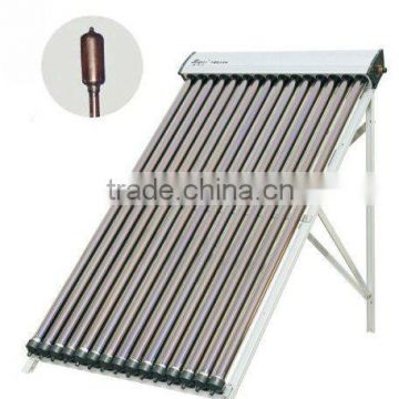 Pressurized Solar Collector with heat pipe