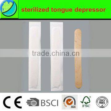 disposable wooden sterilized tongue depressor