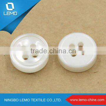 Wholesale White Round Plastic Shirt Button                        
                                                Quality Choice