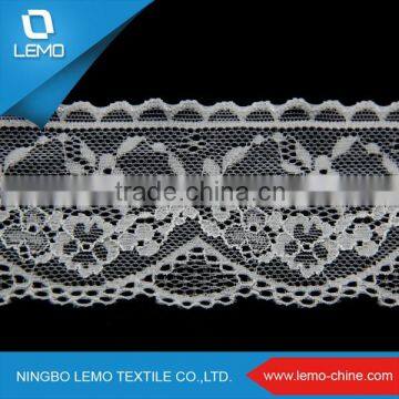 Stretch Lycra Lace With Dress Fabric, Fabric Strech Lace