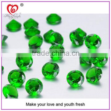 Wholesale Loose Gem Stone Green Cubic Zirconia Prices 2015 Factory Price Wholesale