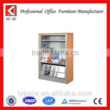 poster display with brochure holder double side poster stand wood stand with arcylic pocket