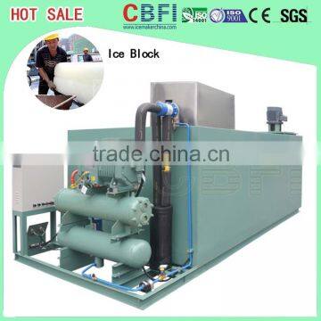 with stainless steel 304 ice cans Block Ice Machine Maker CBFI Freon system