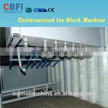 Prifabricated fishery/food preservation Container block ice machine for Asia