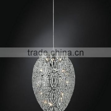 Italian Luxury oval big crystal chandeliers